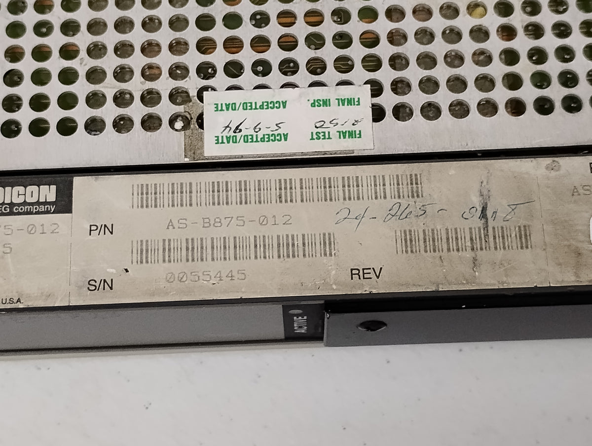 Schneider Electric Modicon AS-B875-012 Module