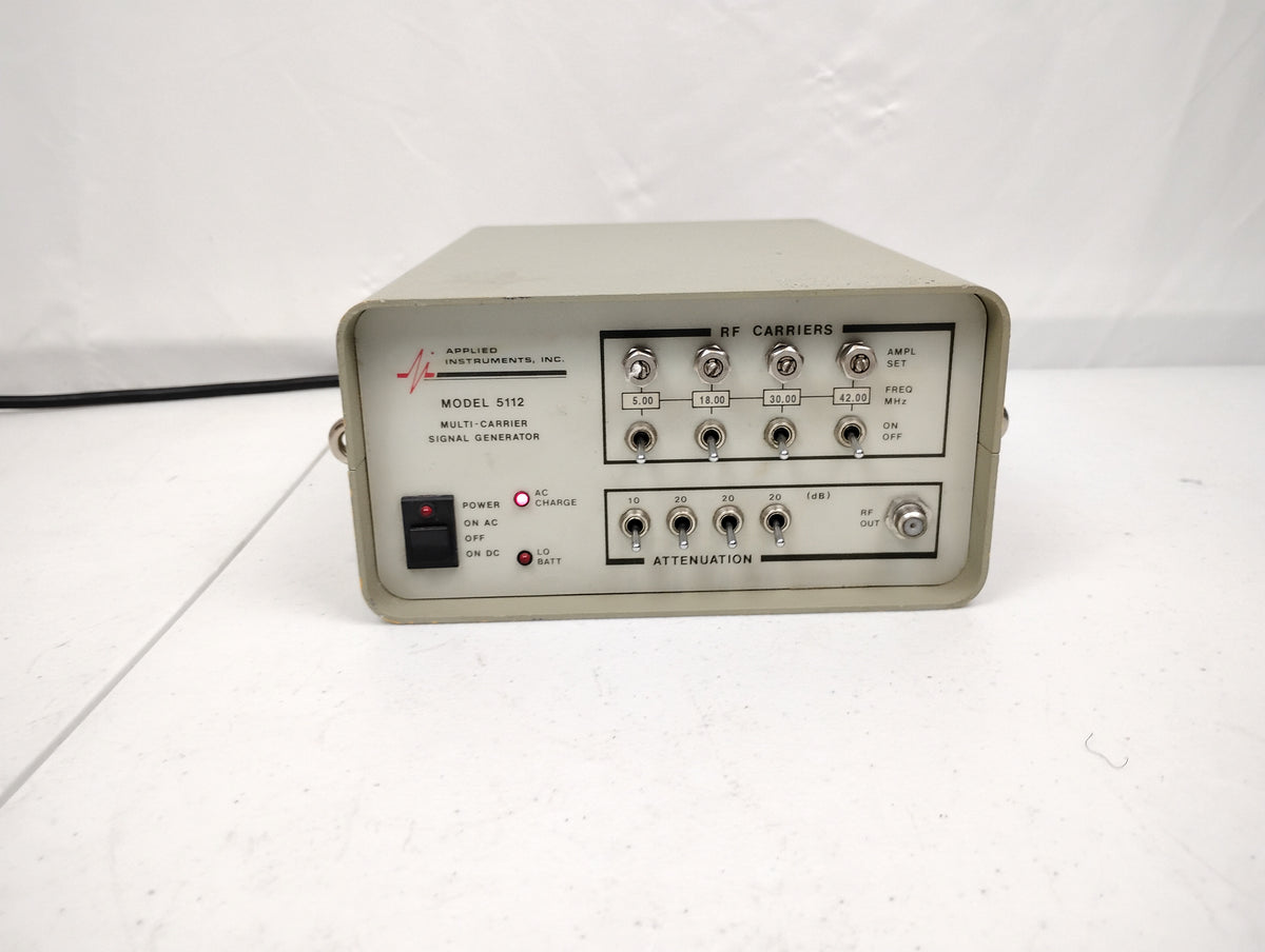 Applied Instruments 5112 Multi-Carrier Signal Generator | 5112Si