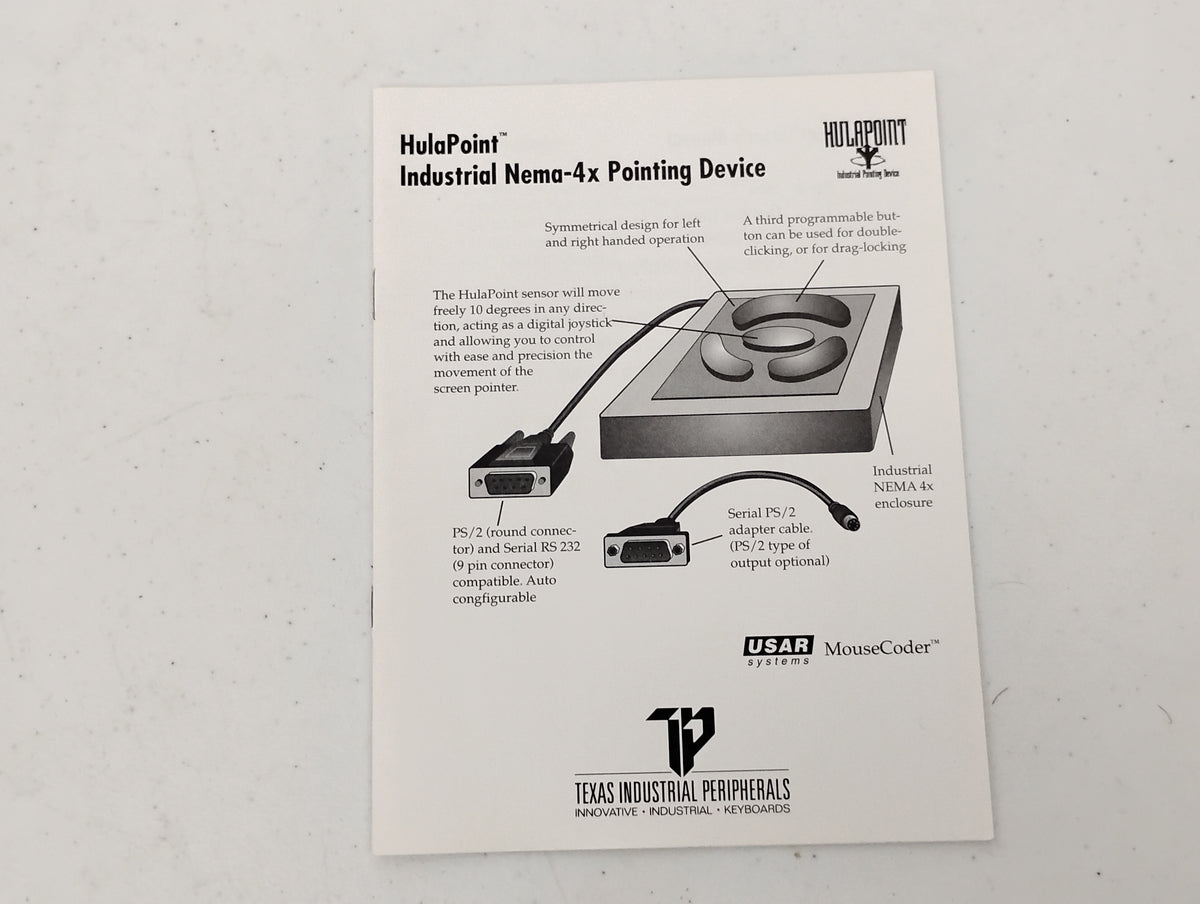 Hulapoint HP-DT Industrial Nema-4x Pointing Device Rev 24 | PN: 937700-003