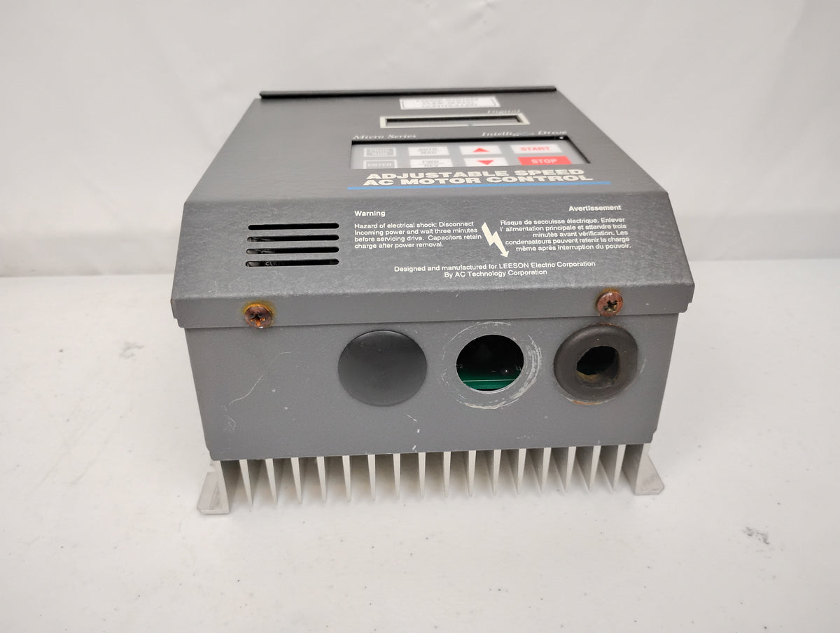 Leeson Micro Series 174931 1 HP Variable Frequency AC Drive-Input | Leeson Electric 174931