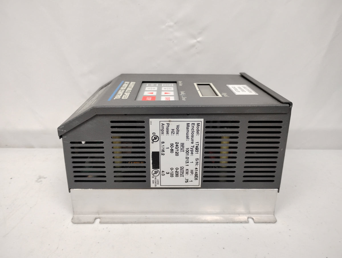 Leeson Micro Series 174931 1 HP Variable Frequency AC Drive-Input | Leeson Electric 174931