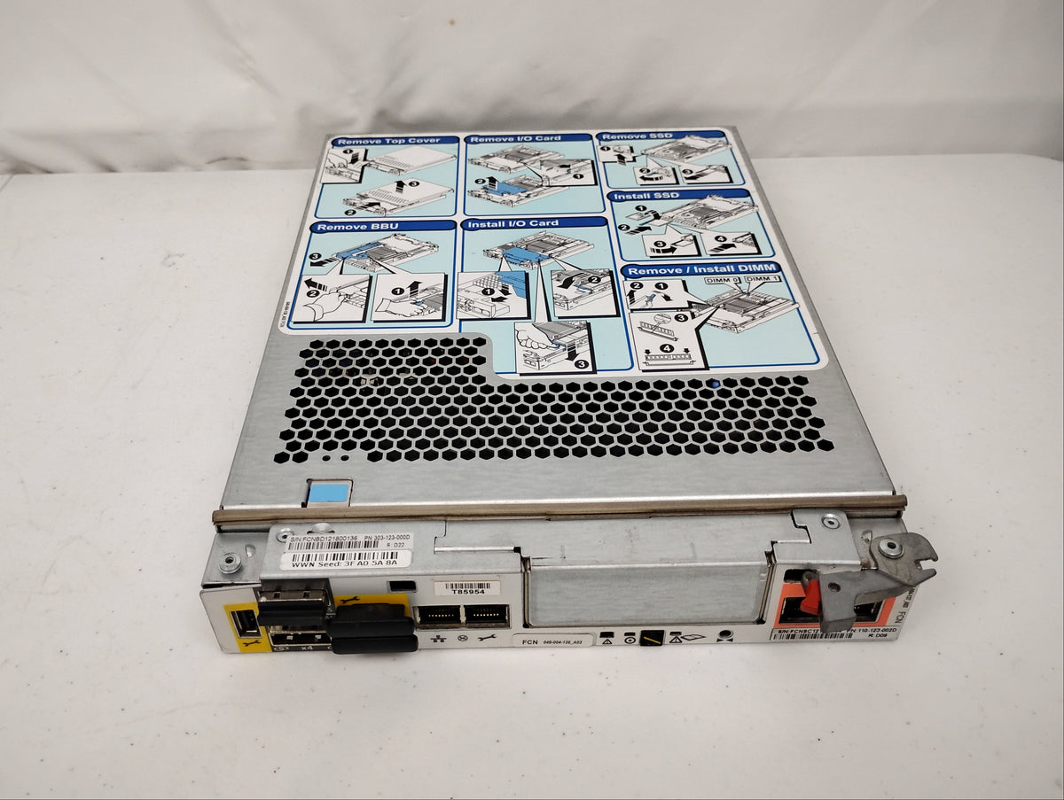EMC 046-004-136_A03 FCN Storage Processor PN: 110-123-002D R: D09 w/ 8 GB Ram