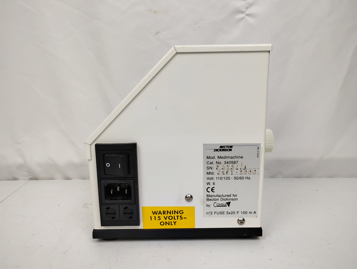 Becton Dickinson MediMachine 340587 Tissue Homogenizer
