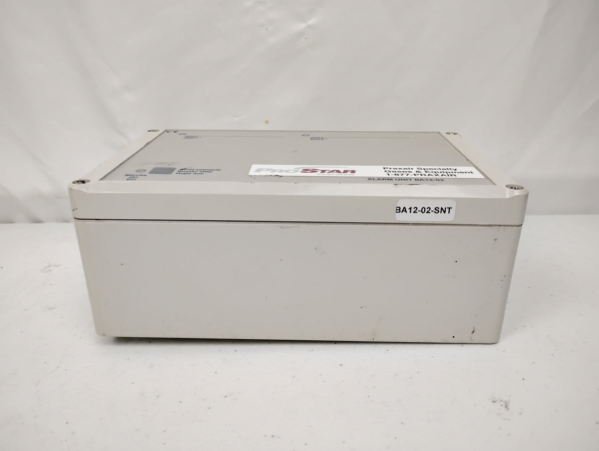 Praxair BA12-02 SMT BA12-02 Rotarex Alarm ProStar Platinum Gas Monitoring Device 2 Channel