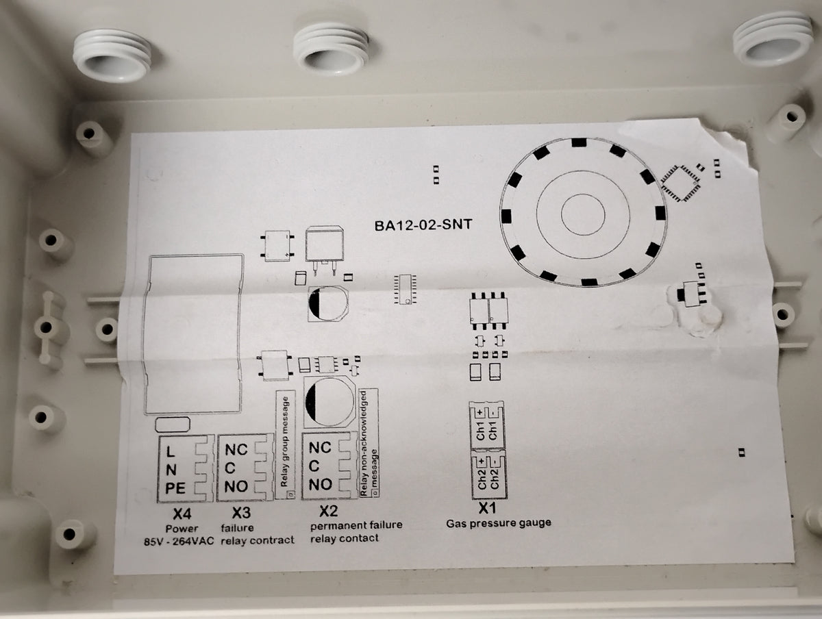 Praxair BA12-02 SMT BA12-02 Rotarex Alarm ProStar Platinum Gas Monitoring Device 2 Channel