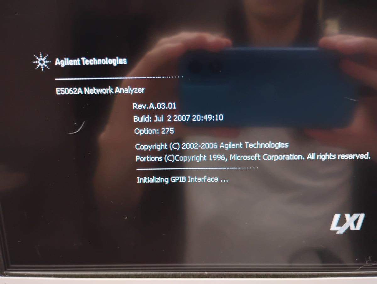 Agilent E5062A ENA Series Network Analyzer 300kHz-3GHz | Options: 015 & 275