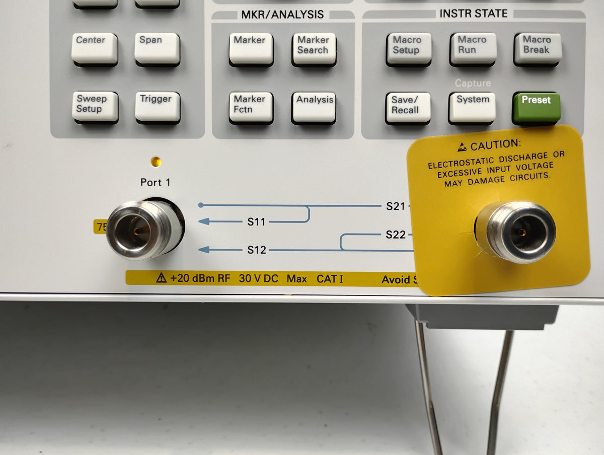 Agilent E5062A ENA Series Network Analyzer 300kHz-3GHz | Options: 015 & 275