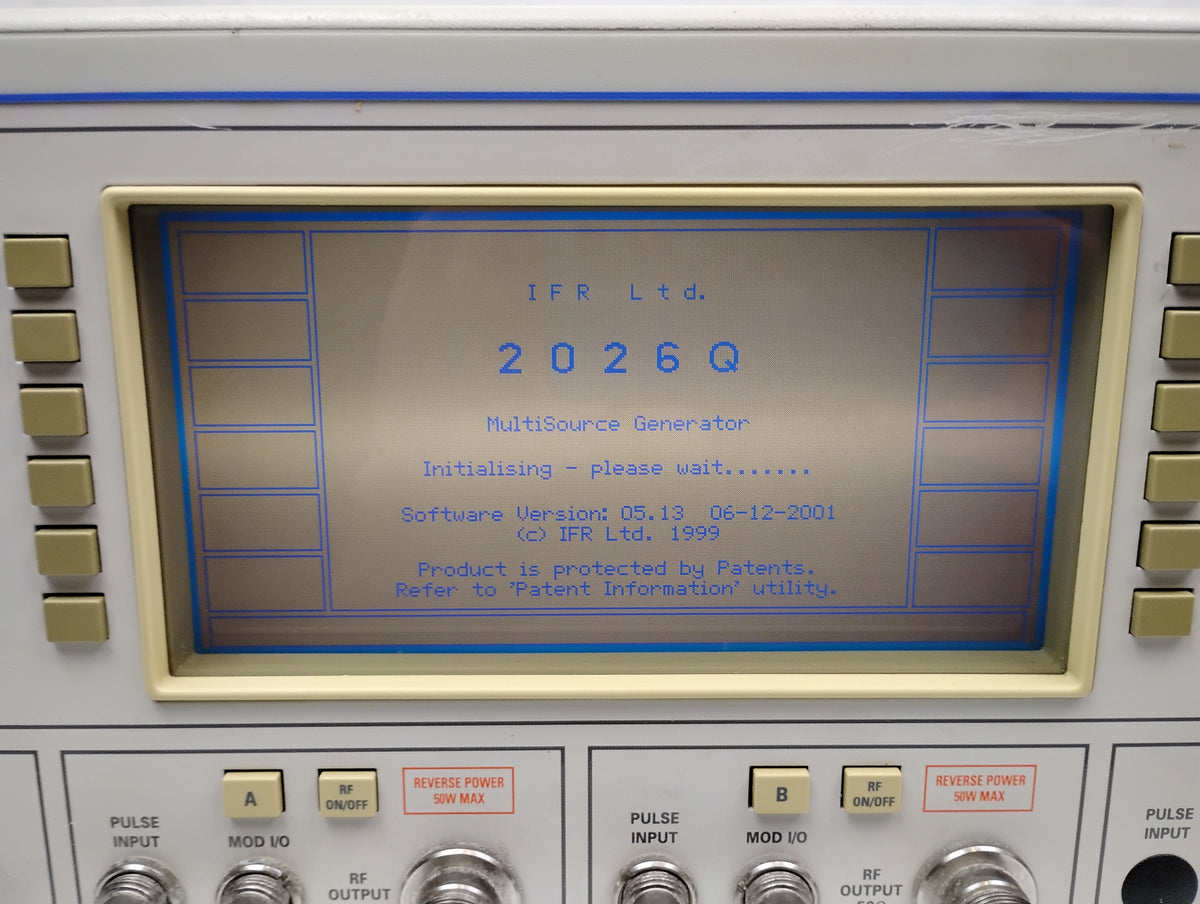 IFR Marconi 2026Q 10kHz -2.4GHz CDMA Multisource Signal Generator | Opt 3 & 116
