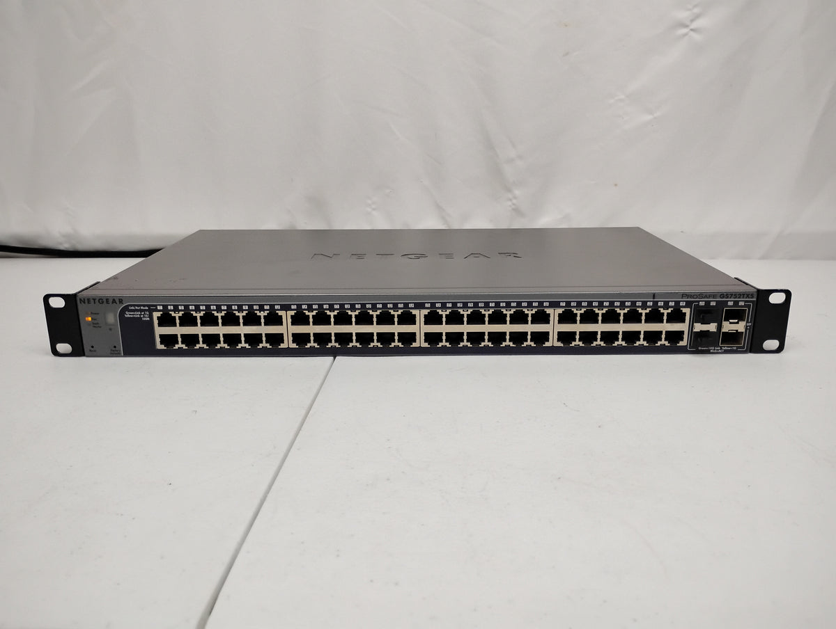 Netgear ProSafe GS752TXS 52-Port Gigabit Stackable Smart Switch