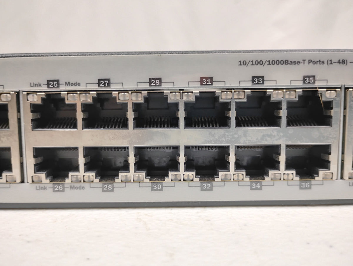 HP J9576A E3800-48G-4SFP+ Gigabit Managed Ethernet Switch w/ x1 J9581A PSU