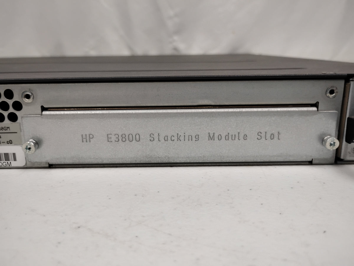 HP J9576A E3800-48G-4SFP+ Gigabit Managed Ethernet Switch | No PSU's