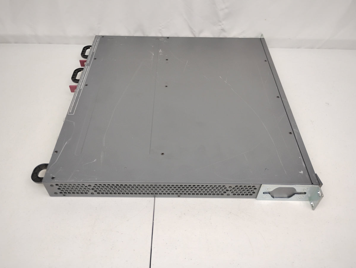 HP J9574A E3800-48G-4SFP+ 48-Port Ethernet Switch w/ J9577A Stacking Module & x2 J9580A PSUs