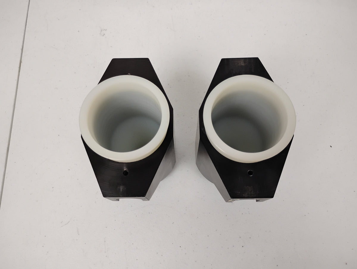 Lot of x2 Thermo Electron Sorvall 11175370 M4 500ml Buckets & Inserts
