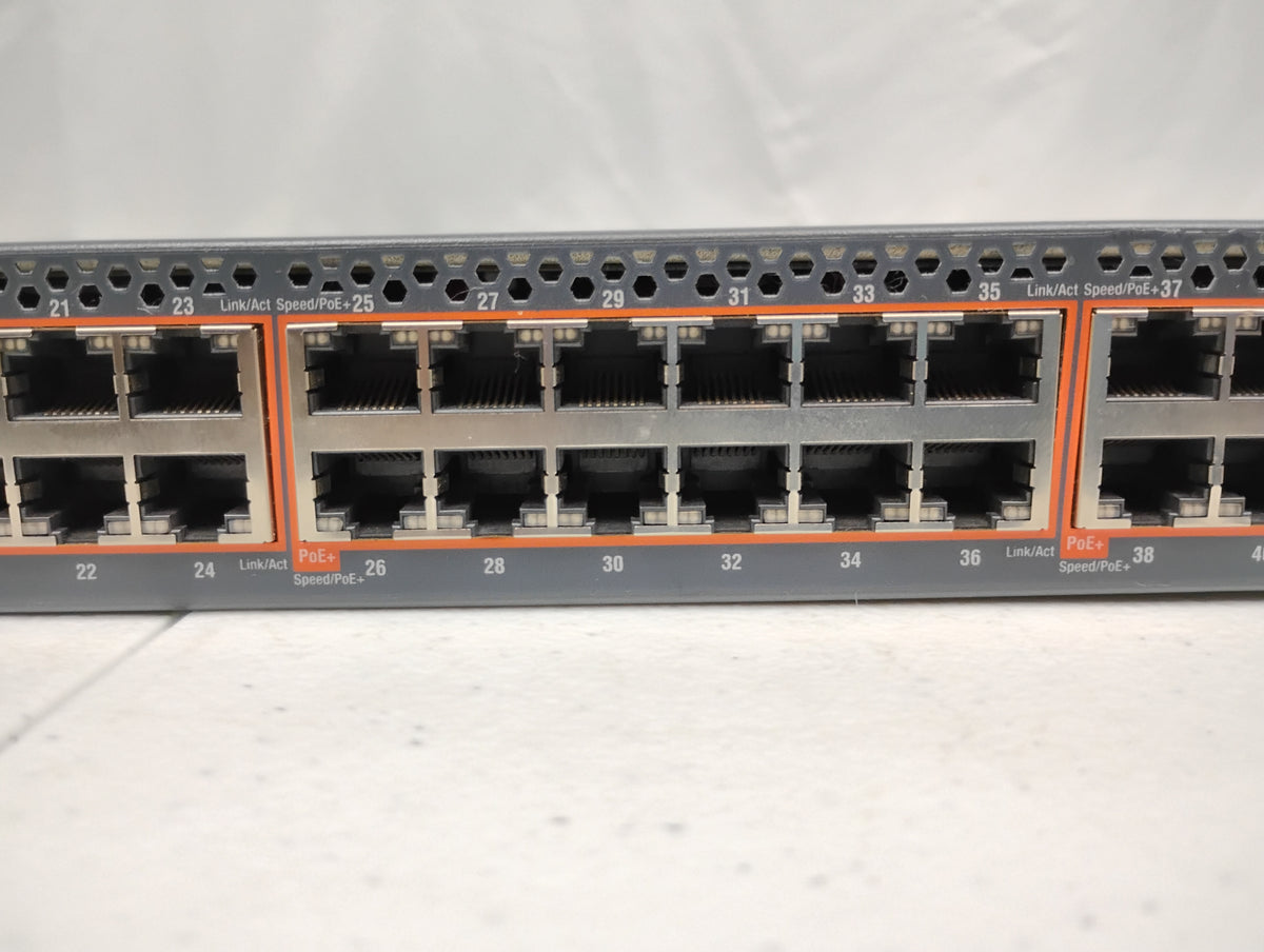 Extreme Networks 4950GTS-PWR+ 50-Port Ethernet Switch & x2 Power Supplies