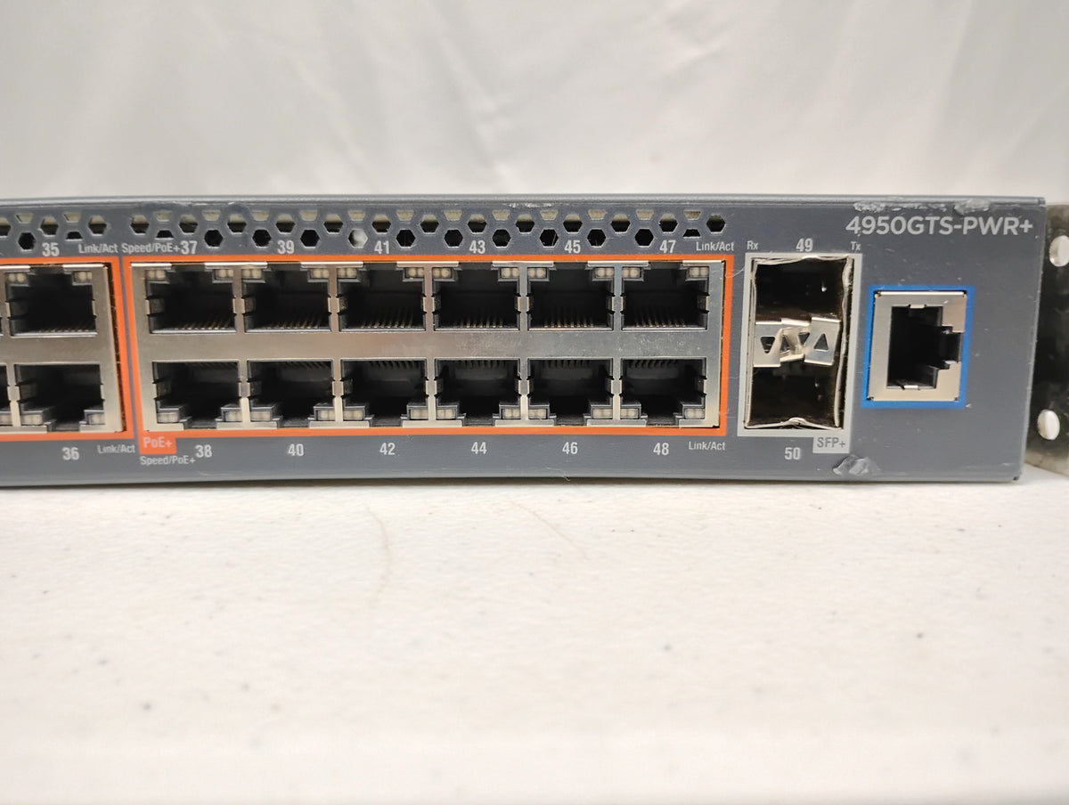 Extreme Networks 4950GTS-PWR+ 50-Port Ethernet Switch & x2 Power Supplies