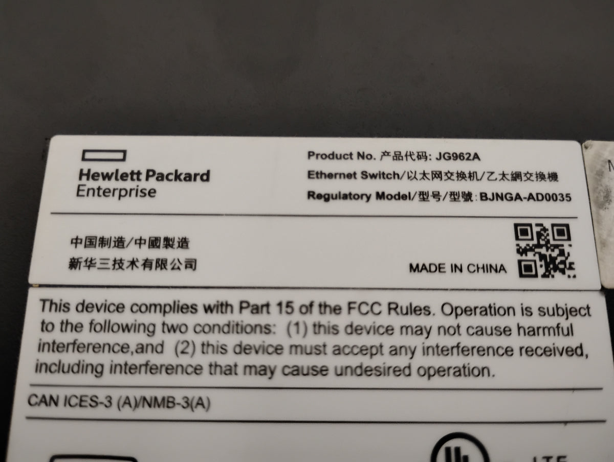 HPE OfficeConnect 1950 JG962A 24-Port Gigabit Ethernet Switch | HP 1950-24G 2SFP+ 2XGT PoE+