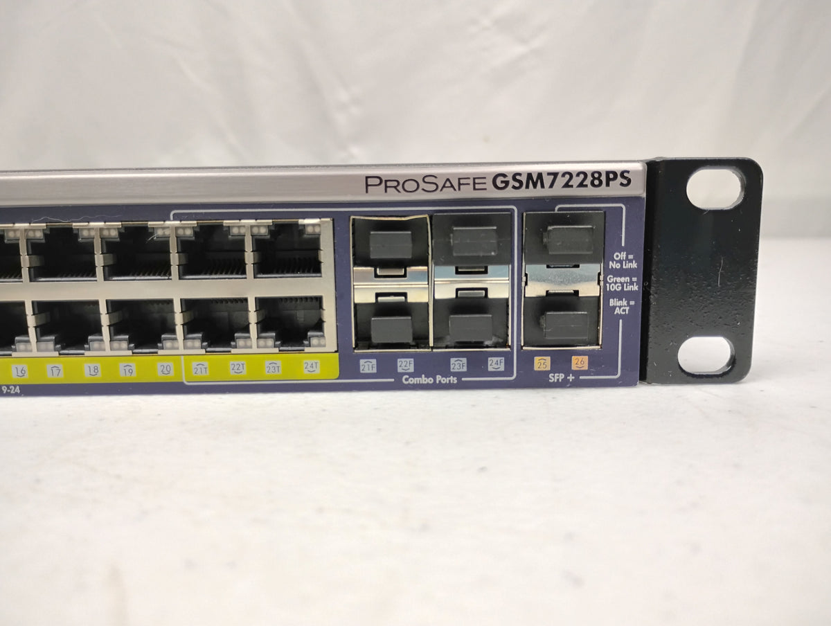 NetGear ProSafe GSM7228PS 24-Port Gigabit PoE Ethernet Switch