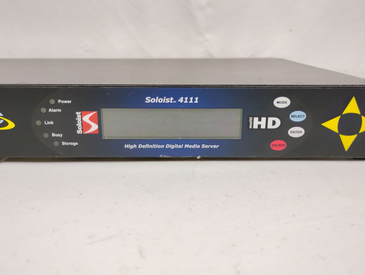 Adtec Digital Soloist 4111 High Definition Media Player Decoder System | NO HDD