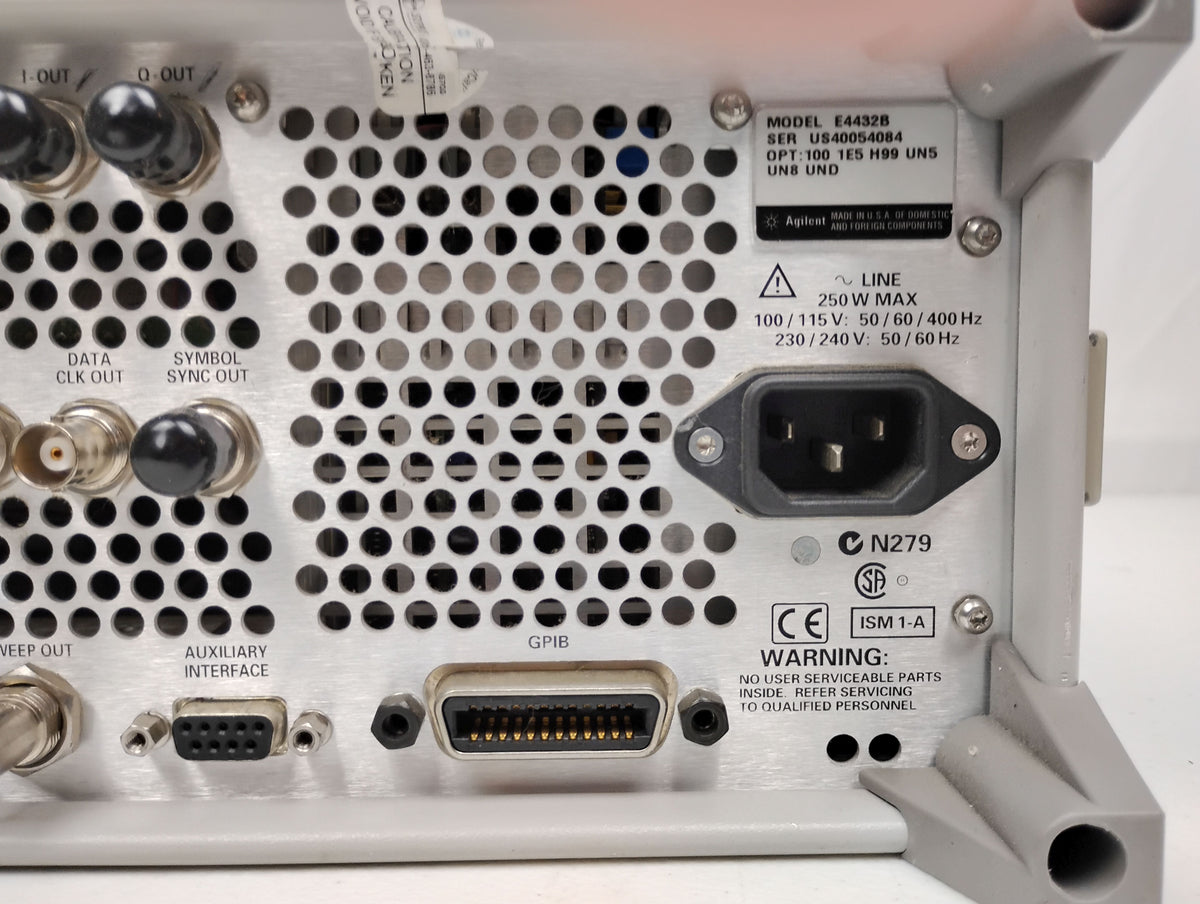 Agilent E4432B ESG-D Signal Generator 250kHz-3.0GHz | OPT H99 UN5 UN7 UN8