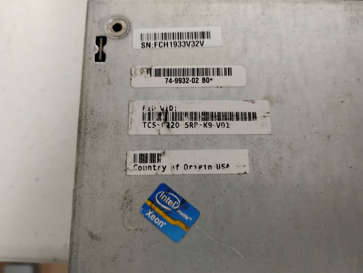 Cisco UCS C220 M3 High-Density Rack-Mount Server w/ Two Intel XEON Hexad Core E5-2640 @ 2.5GHz & 32GB RAM