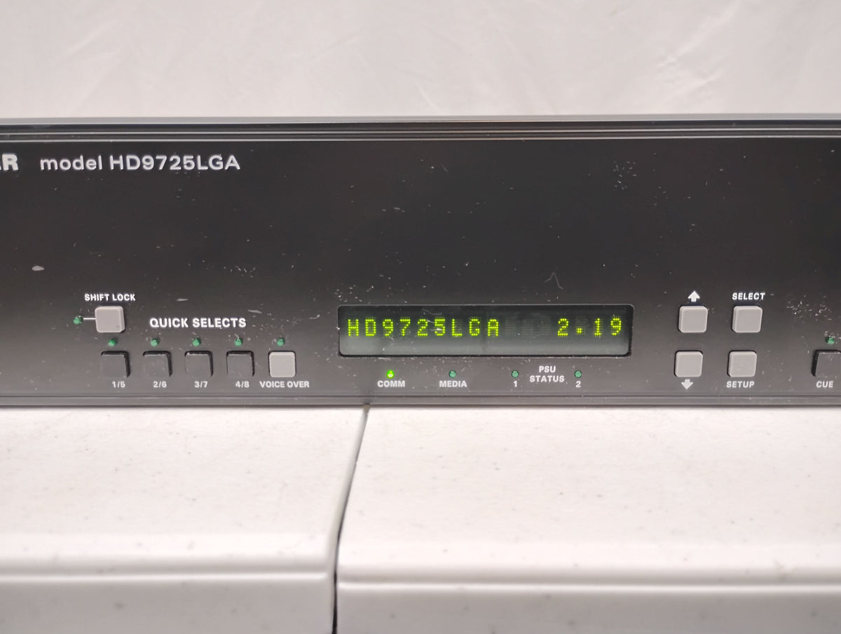 Evertz HD9725LGA HD/SD Media Keyer Logo and Media Inserter