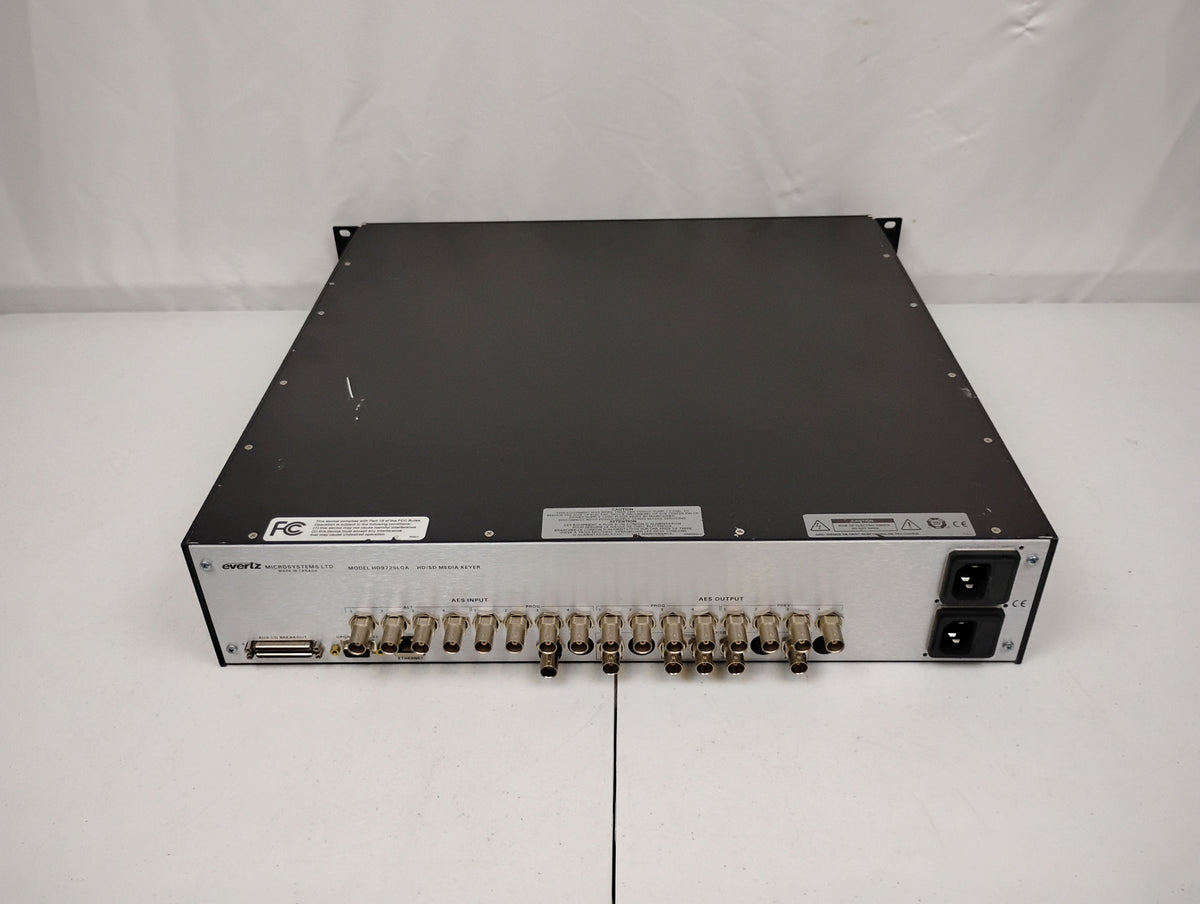Evertz HD9725LGA HD/SD Media Keyer Logo and Media Inserter