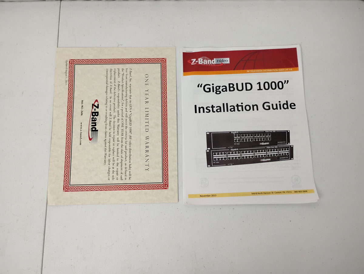 Z-Band Z Video GigaBUD 1000 Video Hub