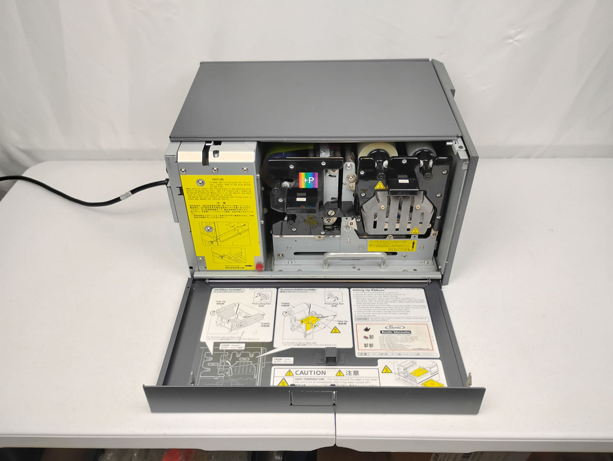 TEAC P-55 CD/DVD Disk Label Printer | P/N: 19610200-90 | Powers Up