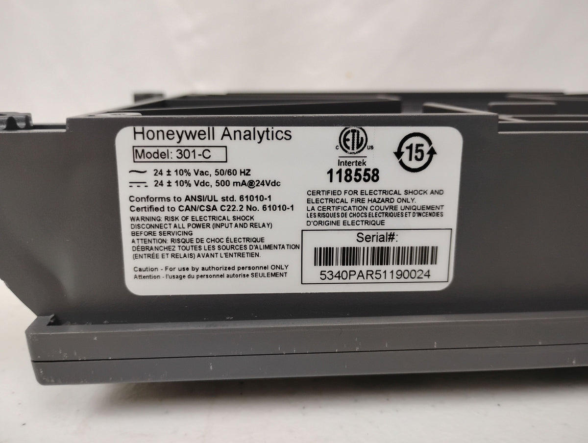 Honeywell 301C Gas Detection Controller