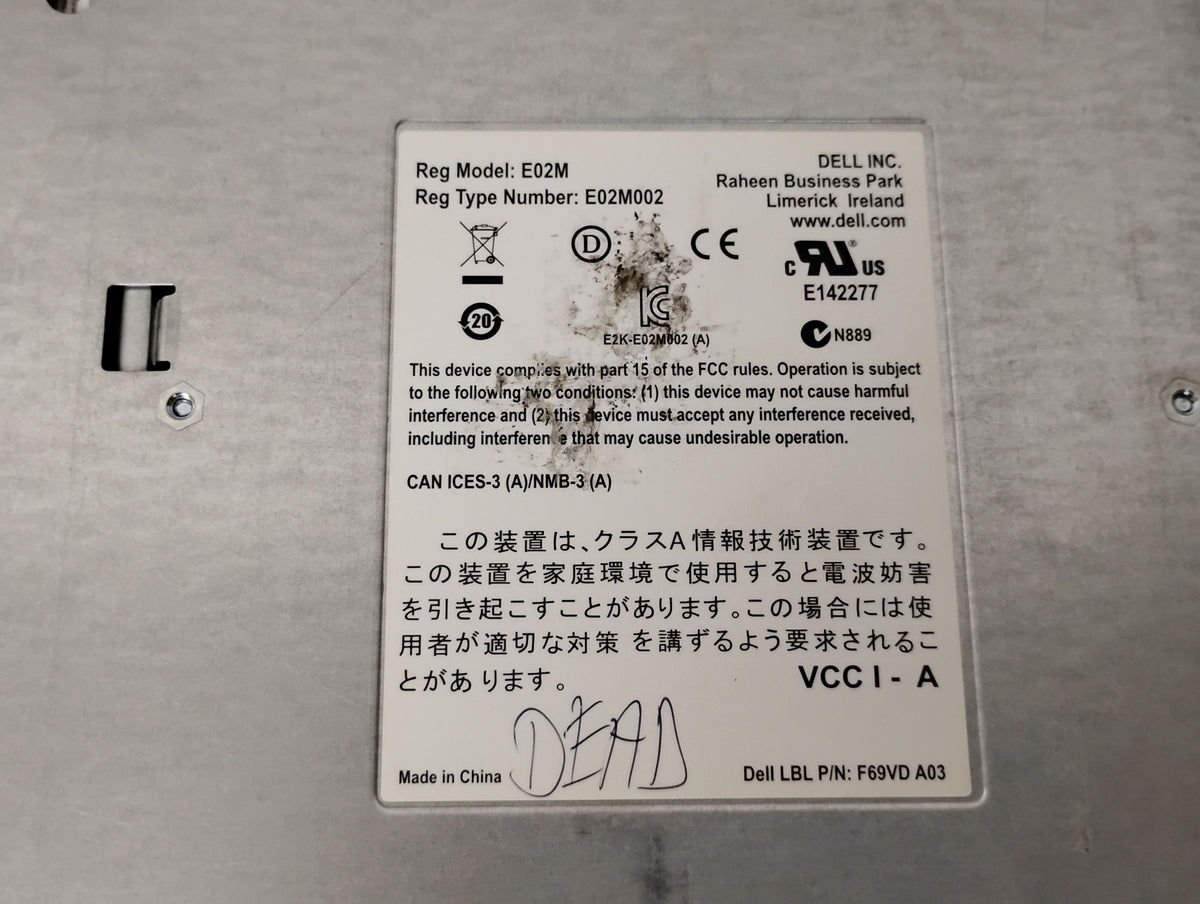 Dell PowerVault MD32 Series Quad Port iSCSI SAS Controller Module | 0N98MP| E02M