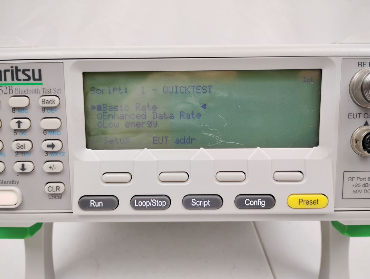 Anritsu MT8852B Bluetooth Audio Test Set | Option 041
