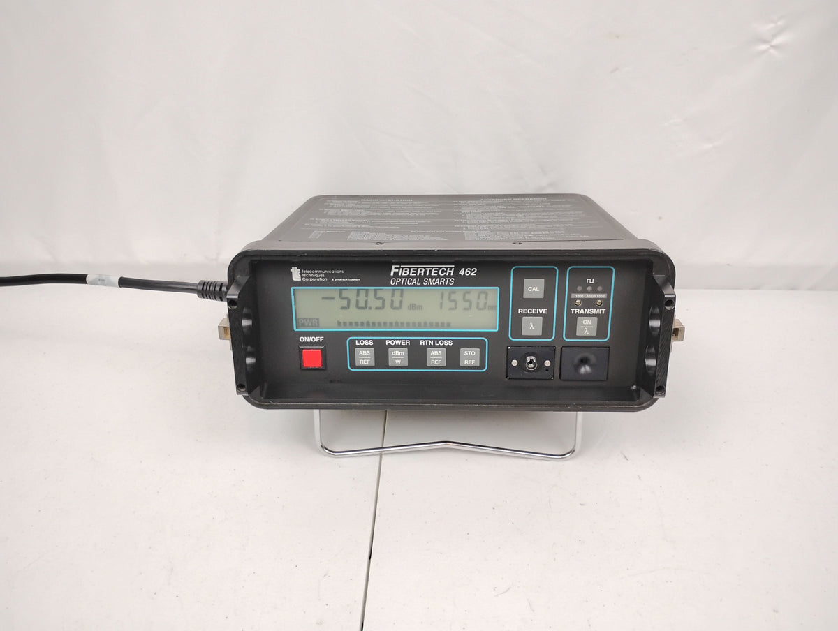 Fibertech 462 Optical Smarts 1A 250V Fiber Test Equipment