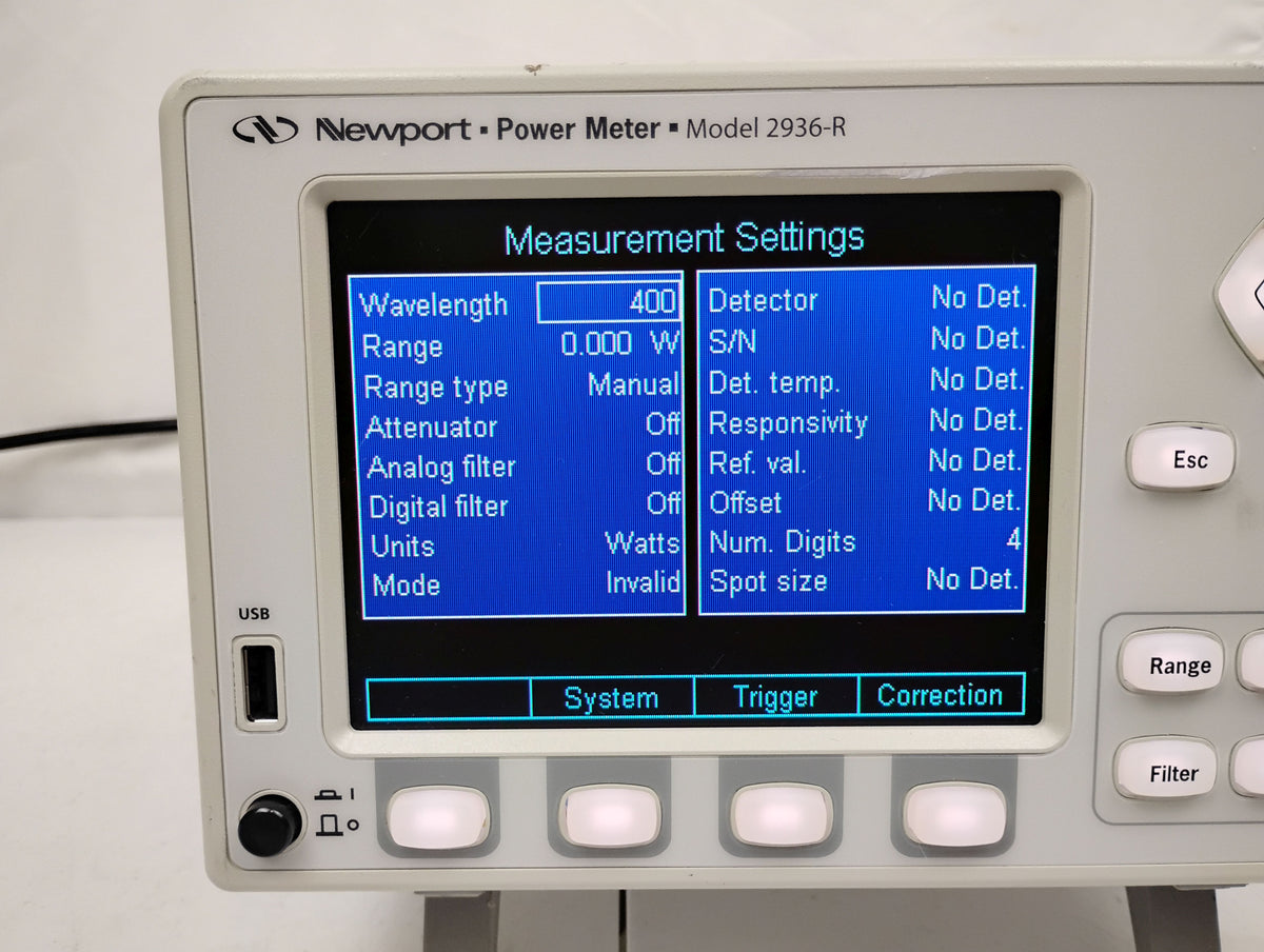 Newport 2936-R Dual Channel High Performance Optical Power & Energy Meter