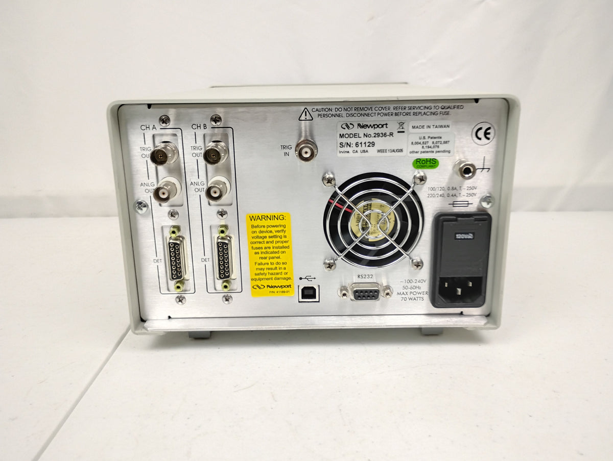 Newport 2936-R Dual Channel High Performance Optical Power & Energy Meter