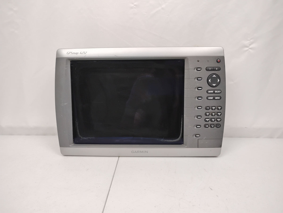 Garmin GPSMAP 4212 GPS Chartplotter Display | Functional but Sun Damaged