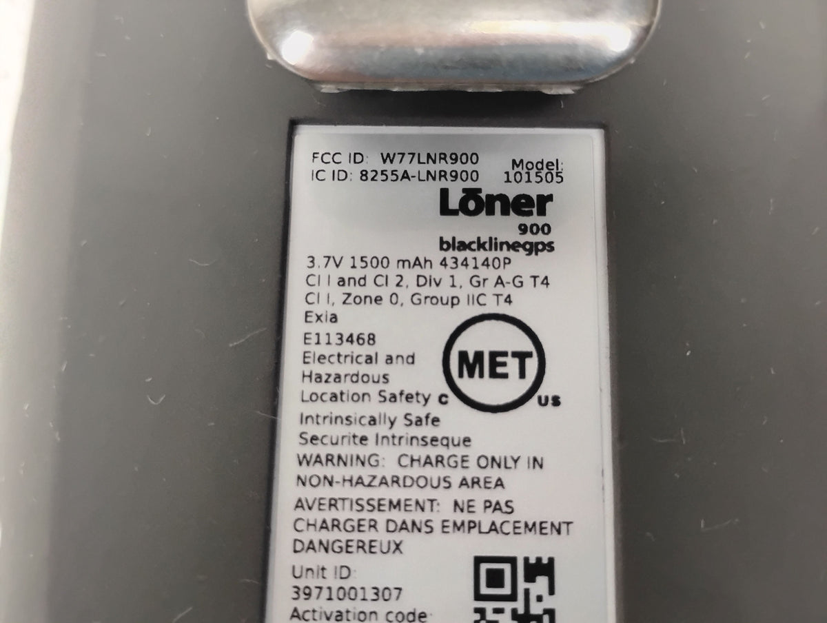 BlackLineGPS Loner 900 Employee Safety Monitoring Device | P/N: 101505