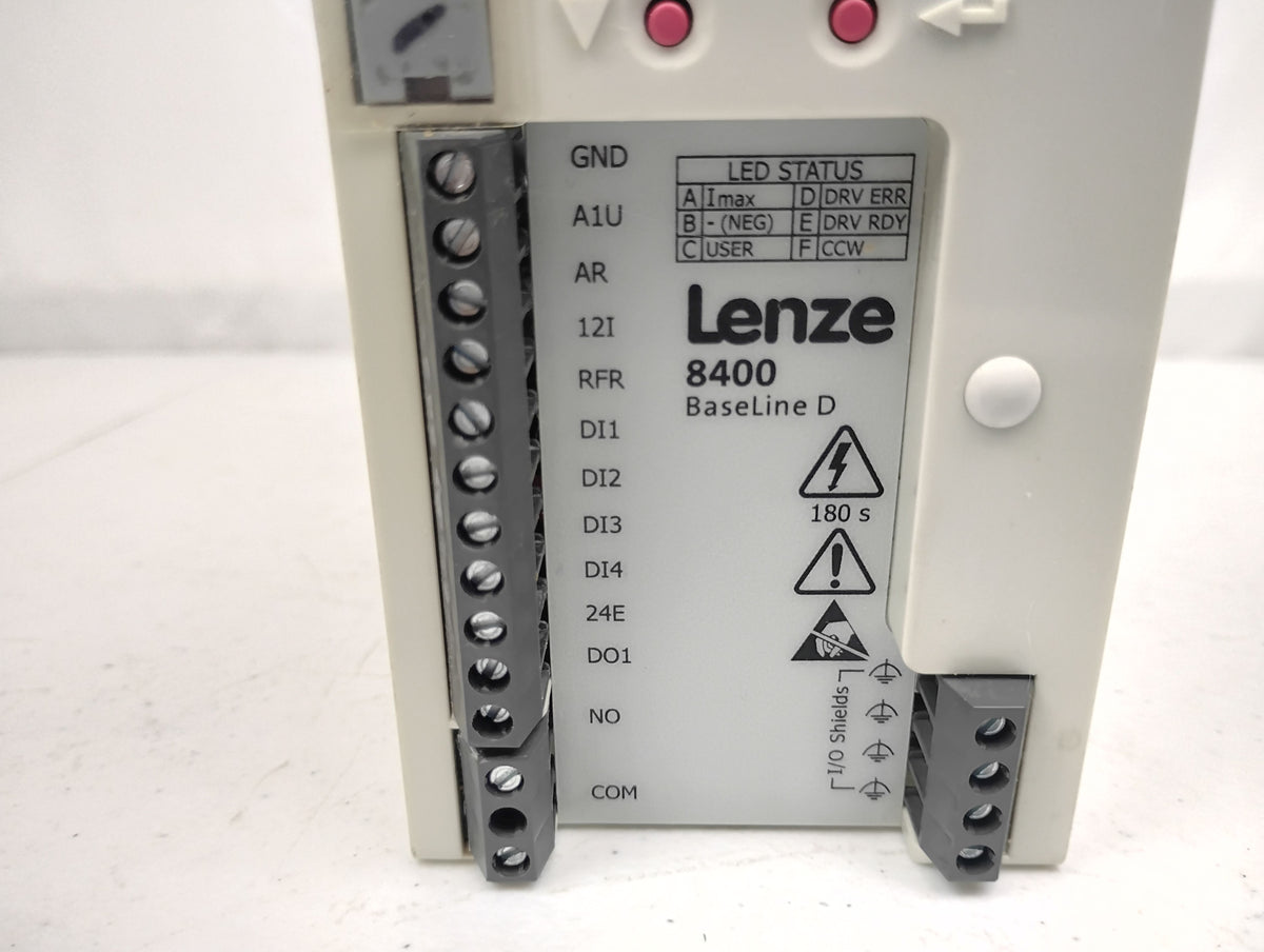 Lenze 8400 Series E84AVSCE3714SX0 Baseline D Frequency Inverter Drive