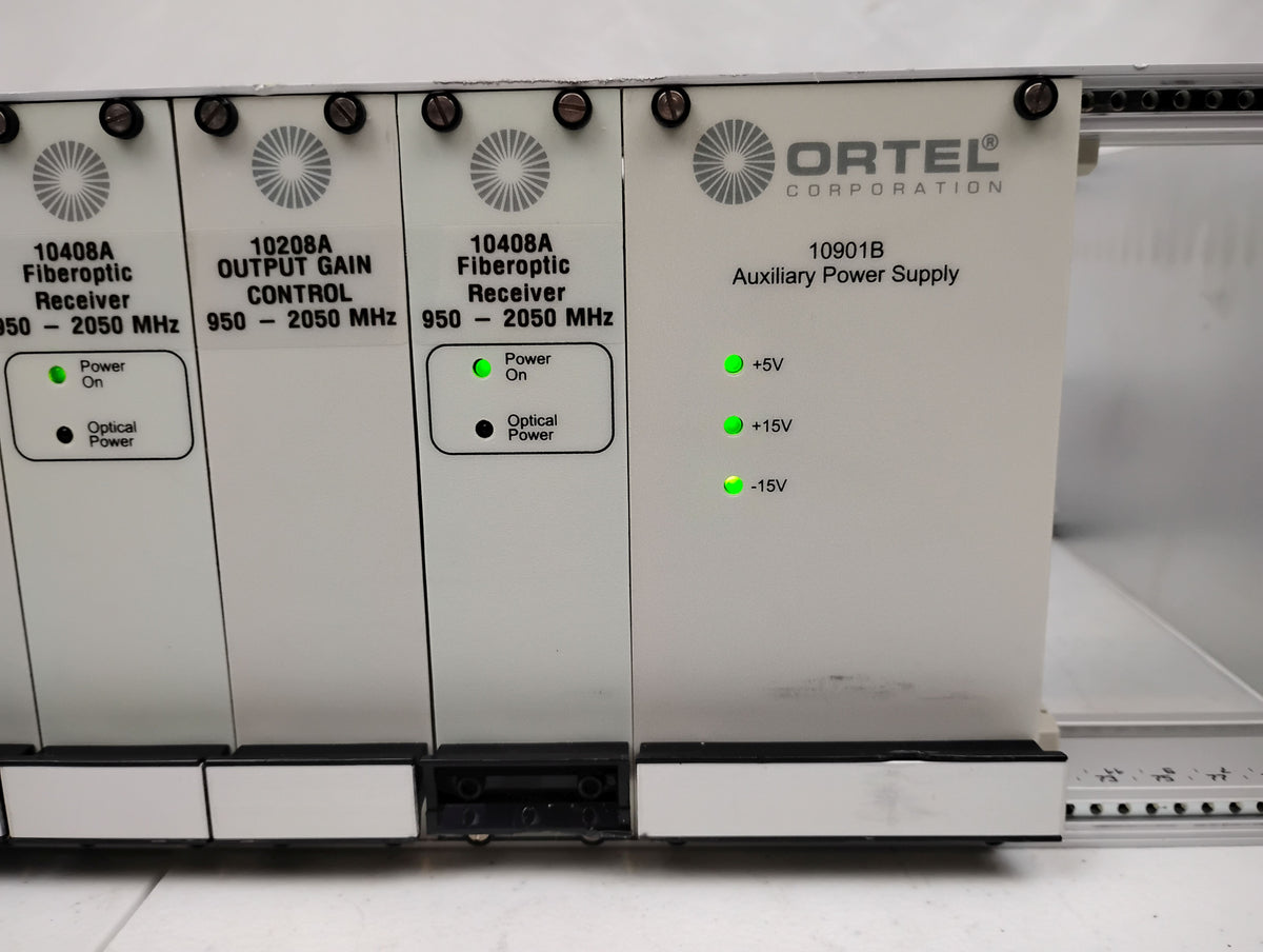 MDS Ortel Euronano Rack 19" | x3 10208A, x3 10408A, x1 10206A, x1 10406A, x1 10901B
