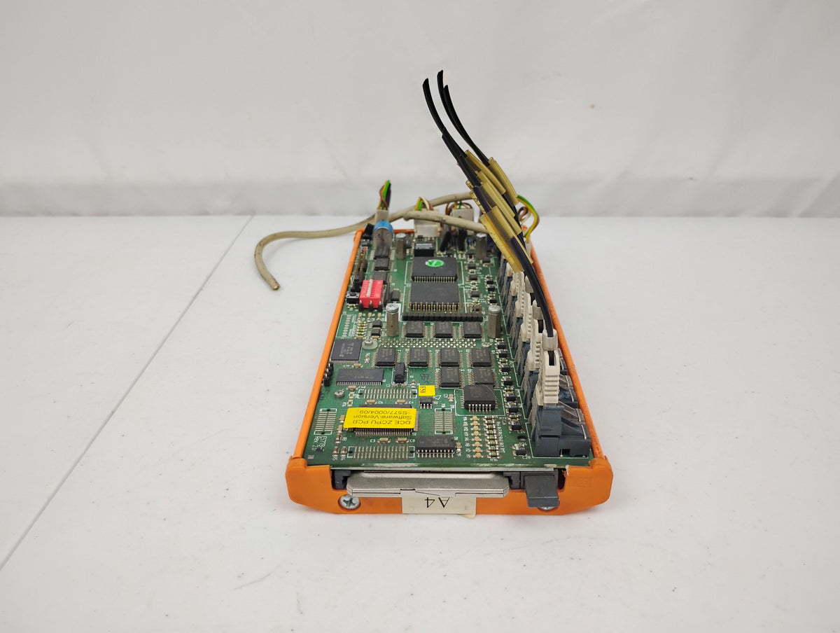 Emhart Tucker Weidmuller Platine E577B-C Rev 2.0 Robot Control Board w/ E486B 2Mb Battery Backup