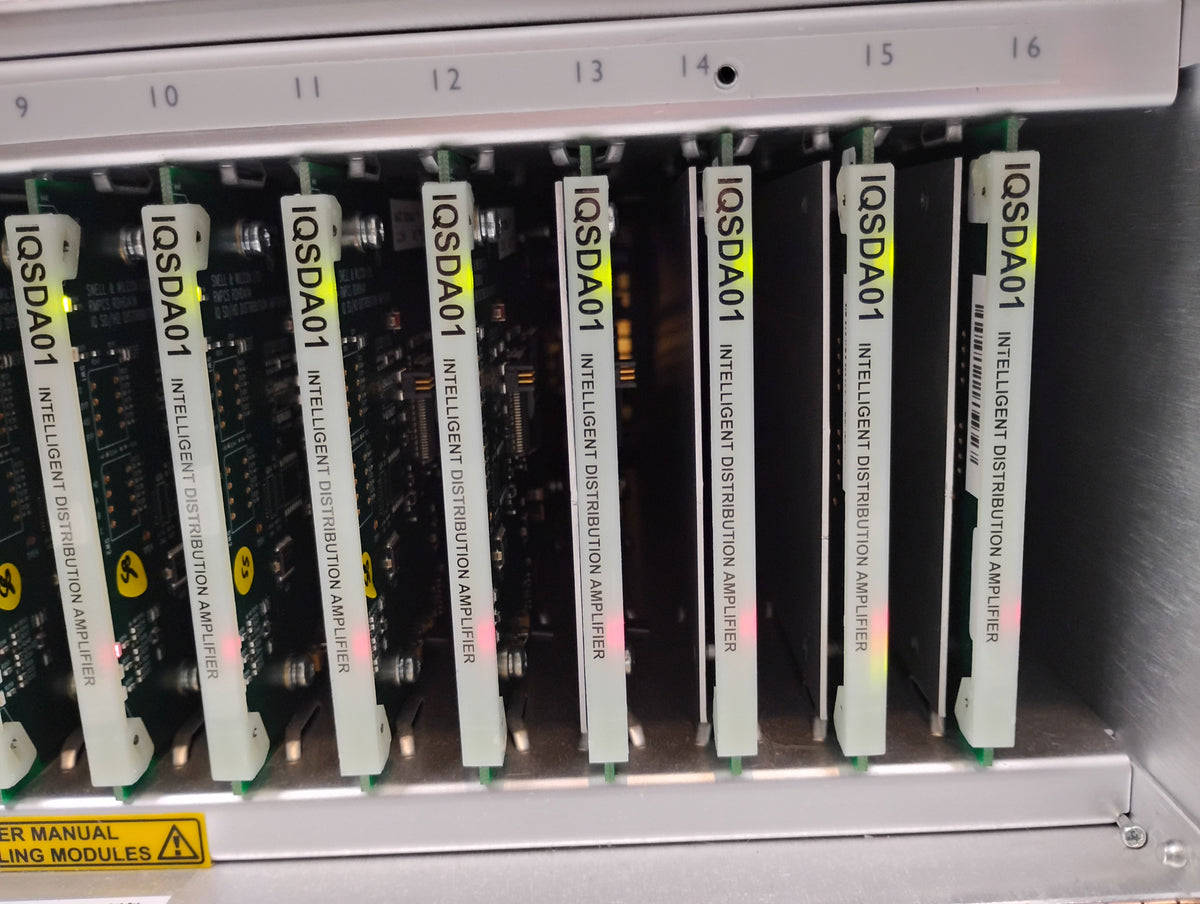 Snell & Wilcox IQ Modular IQH3A | x15 IQSDA01, x1 IQRCIF, & x2 IQ Modular PSUs
