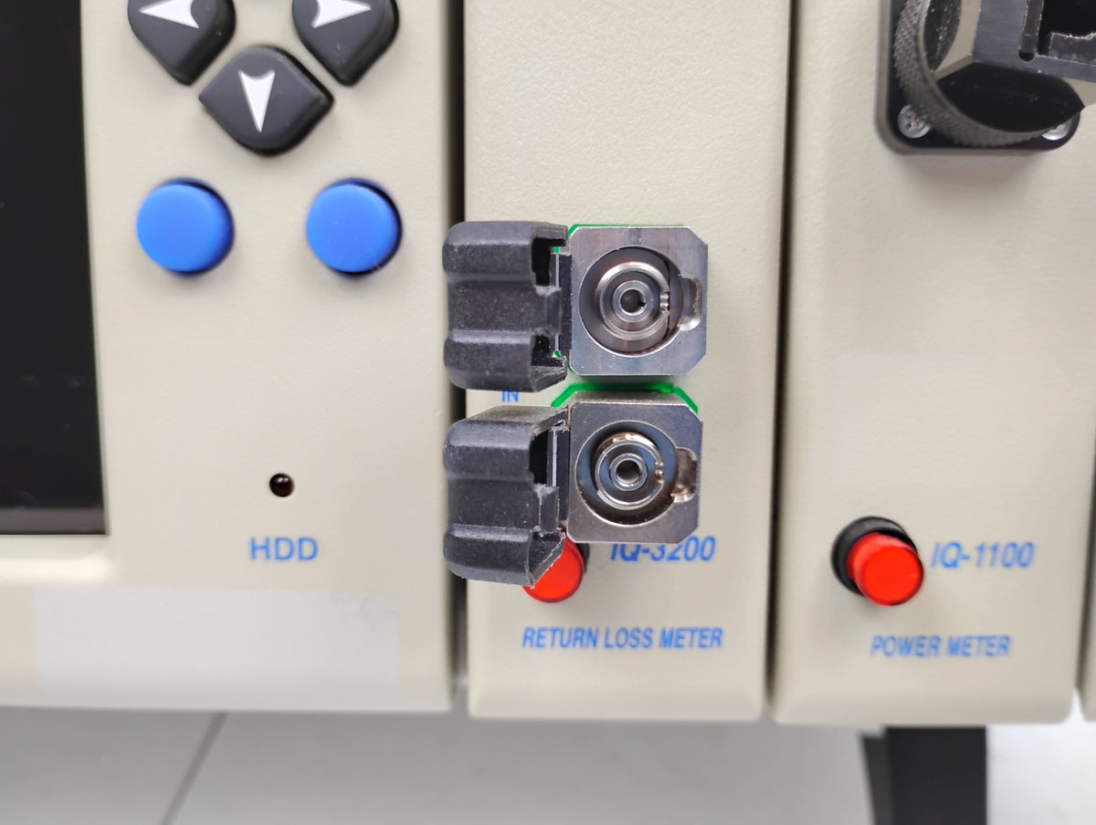 EXFO IQ-203 Optical Test System w/ IQ-1100, IQ-2100, & IQ-3200 | Powers Up