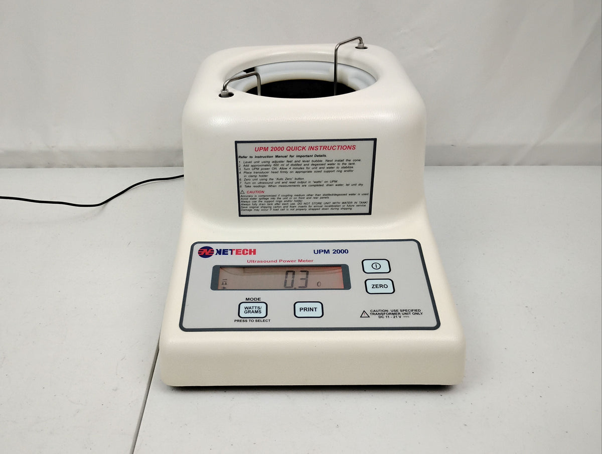 Netech UPM 2000 Ultrasound Power Meter Measurement System