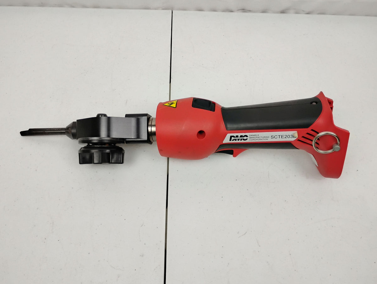 DMC Daniels Manufacturing SCTE203B Battery Powered Safe-T-Cable Crimp Tool | No Battery
