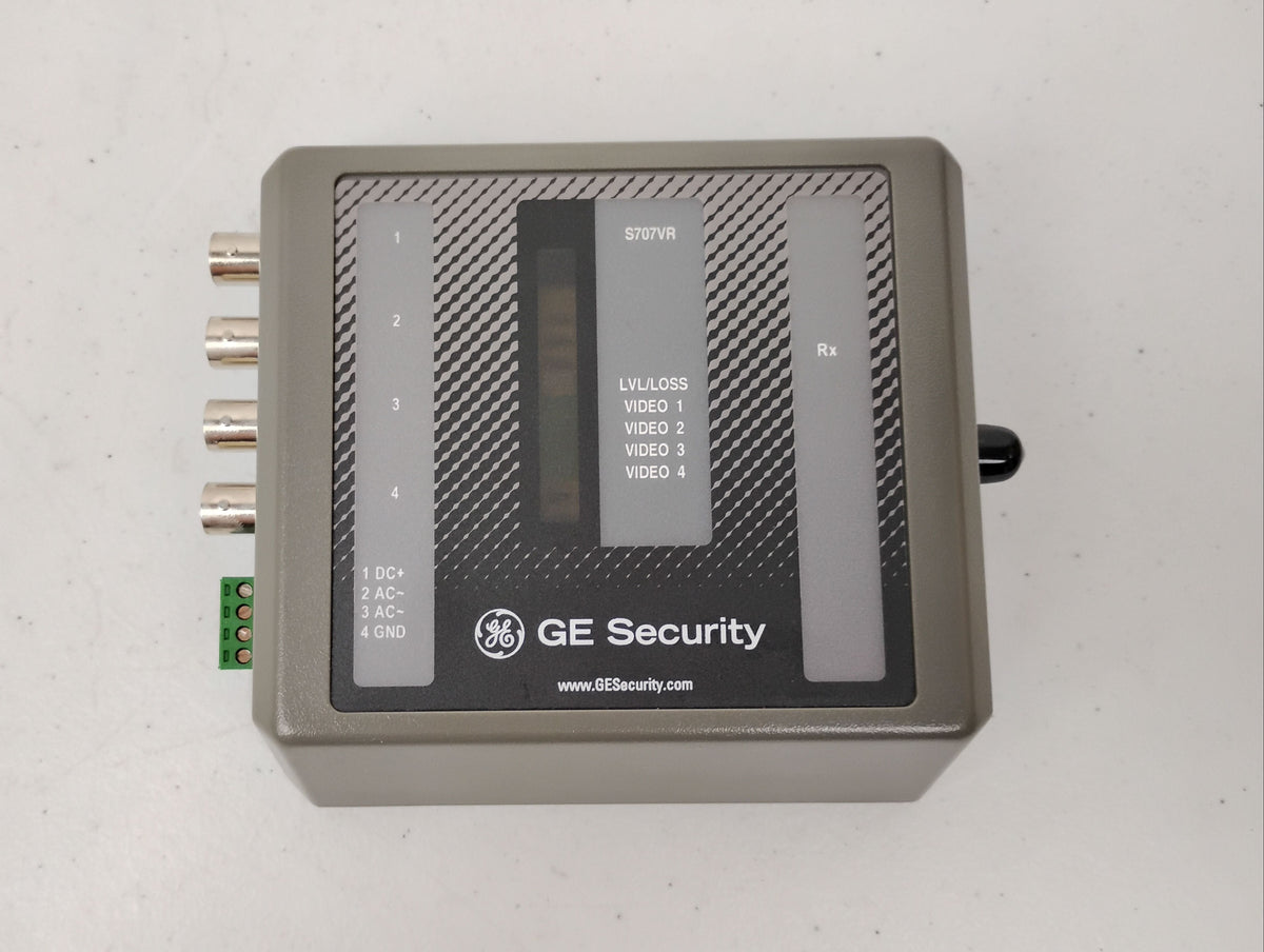GE Security Interlogix S707VT-ESTL 4 Channel Fiber Optic Video Transmitter