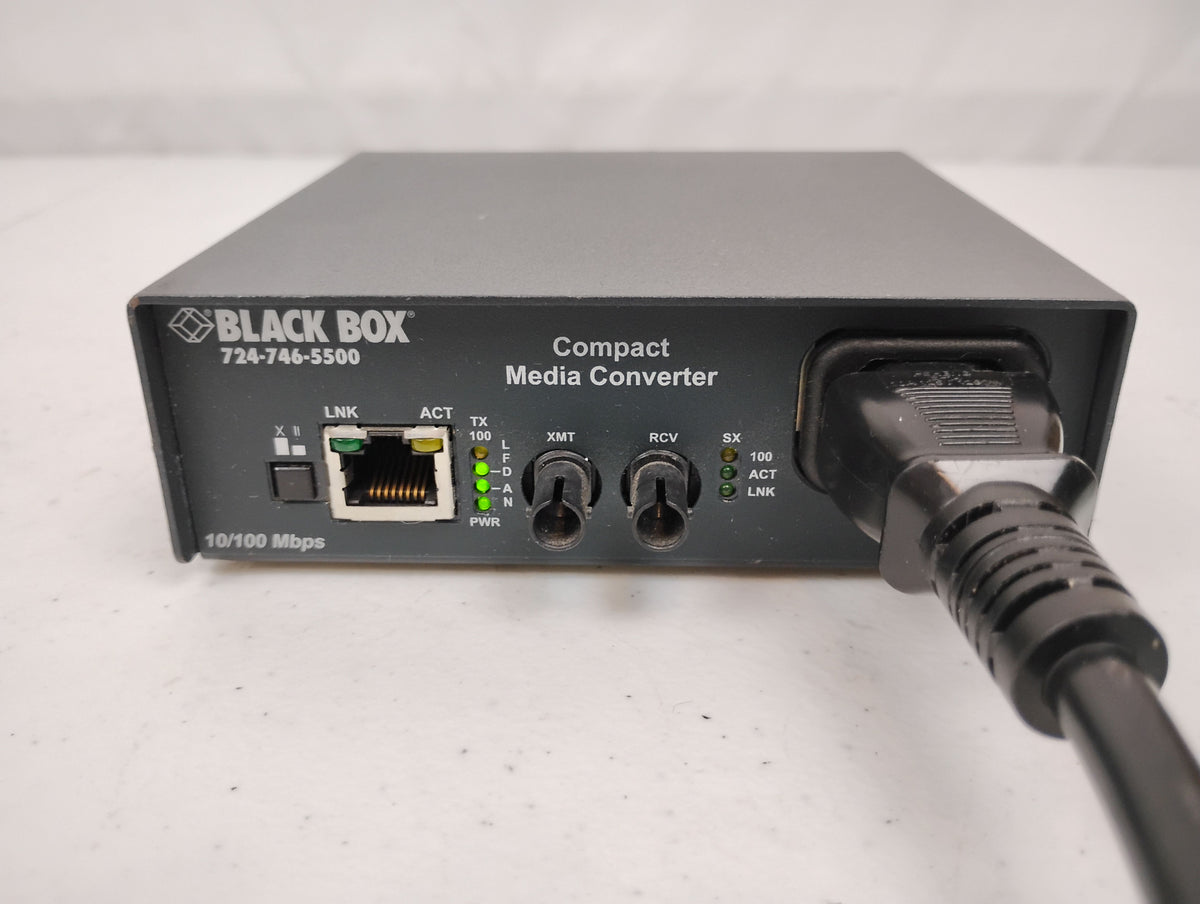 Black Box LMC7001A-R2 Compact Media Converter | 10/100Mbps