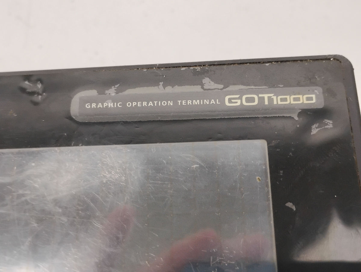 Mitsubishi GT1555-QTBD GOT1000 Operator Terminal w/ GT15-QBUS Interface Unit