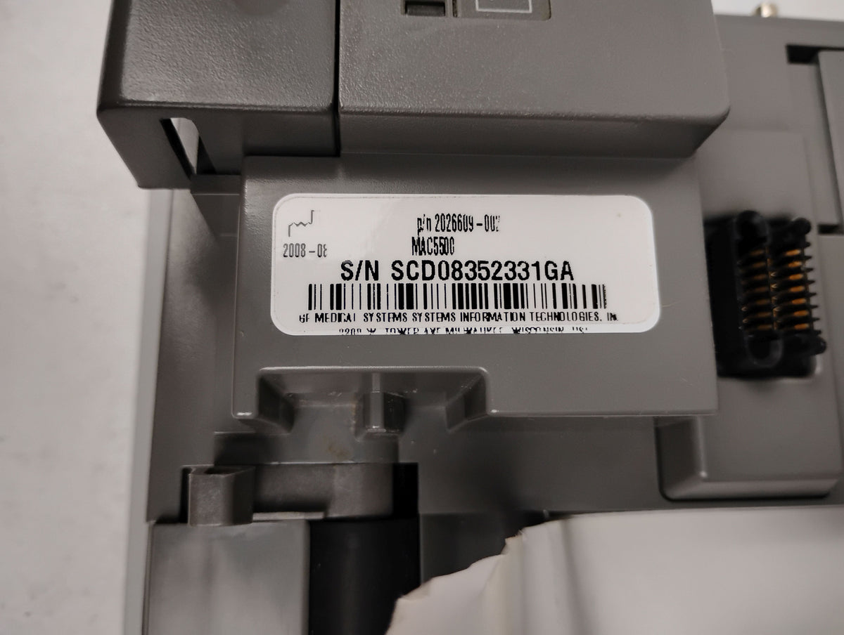 GE MAC 5500 HD Resting Electrocardiogram System ECG Machine
