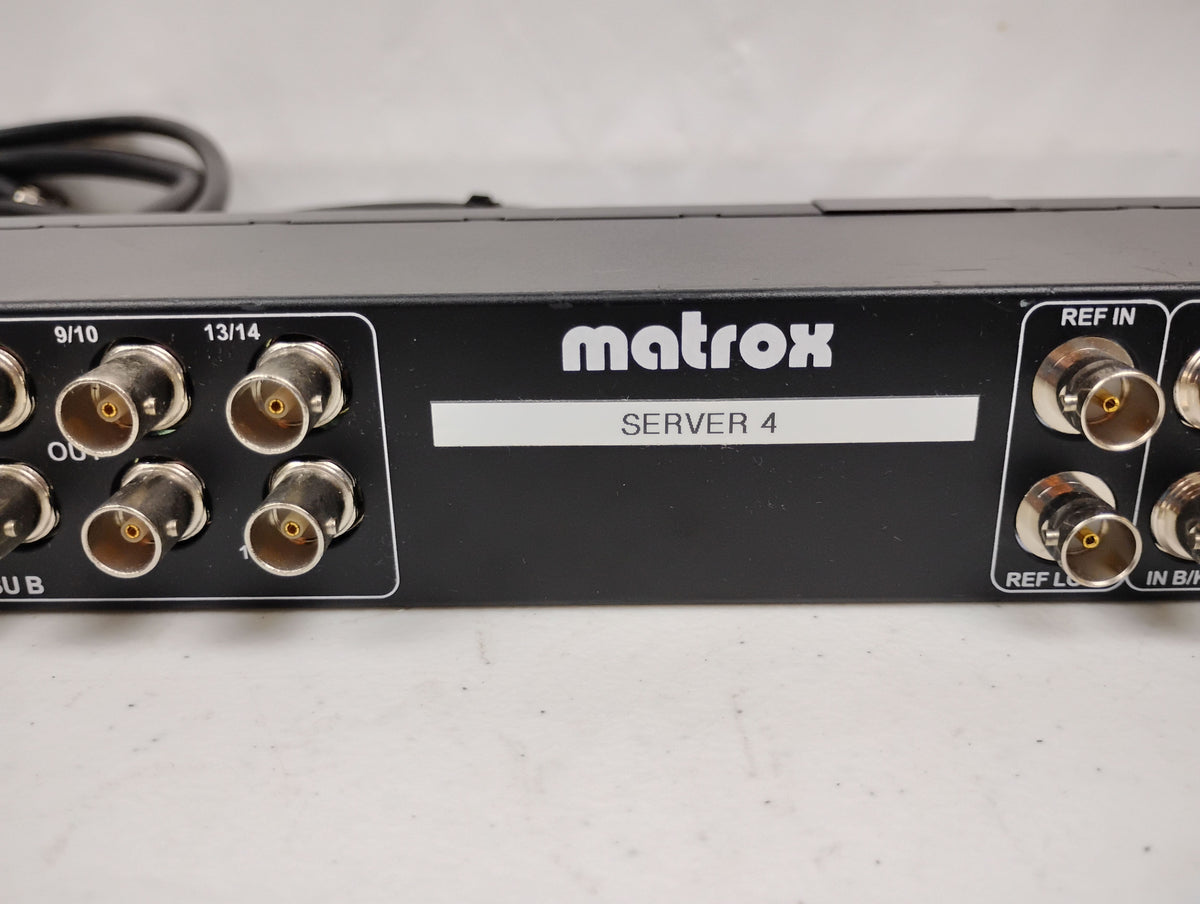 Matrox XMIO2/BOB Breakout Box HD/SD BNC Connectors.| P/N: 63039621908