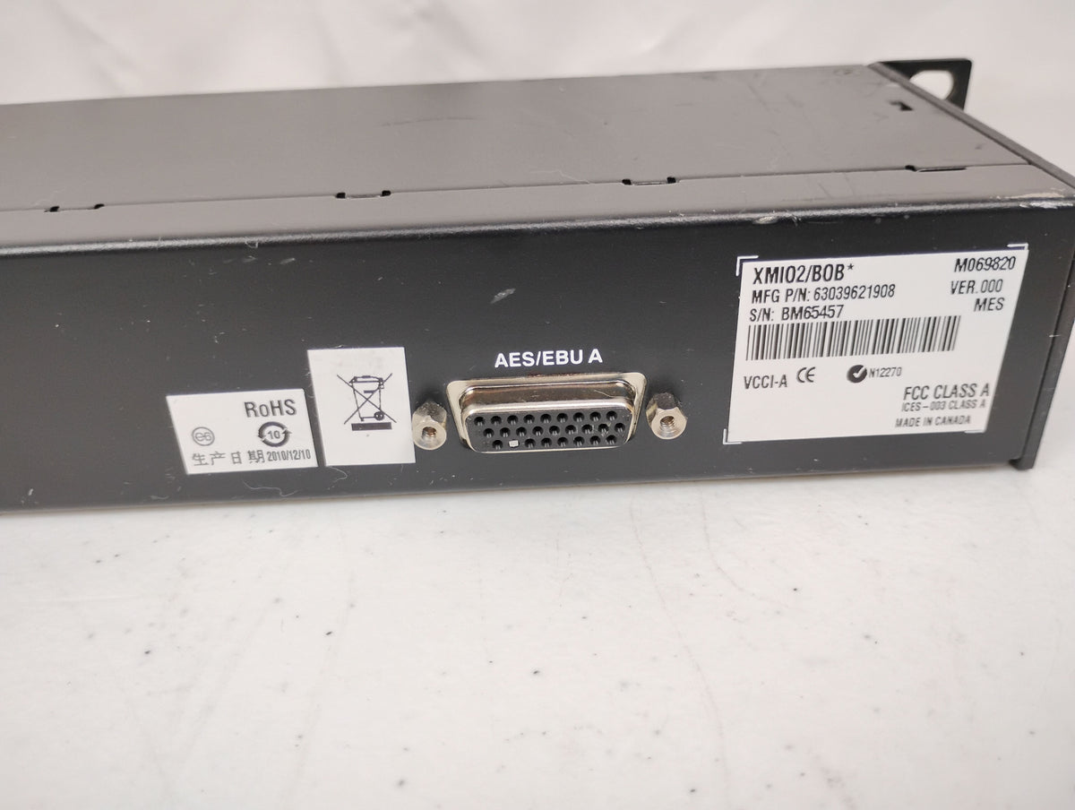 Matrox XMIO2/BOB Breakout Box HD/SD BNC Connectors.| P/N: 63039621908