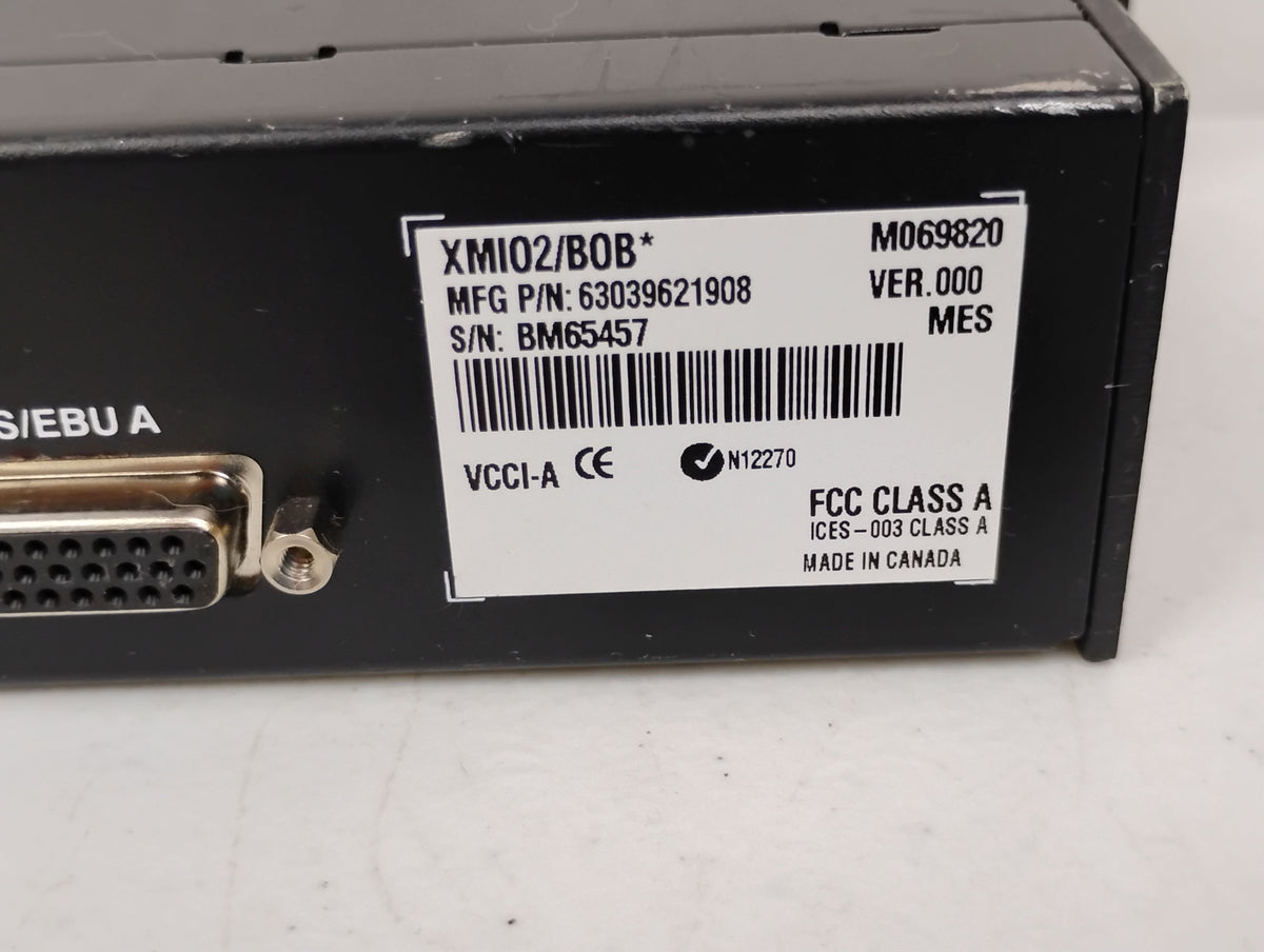 Matrox XMIO2/BOB Breakout Box HD/SD BNC Connectors.| P/N: 63039621908